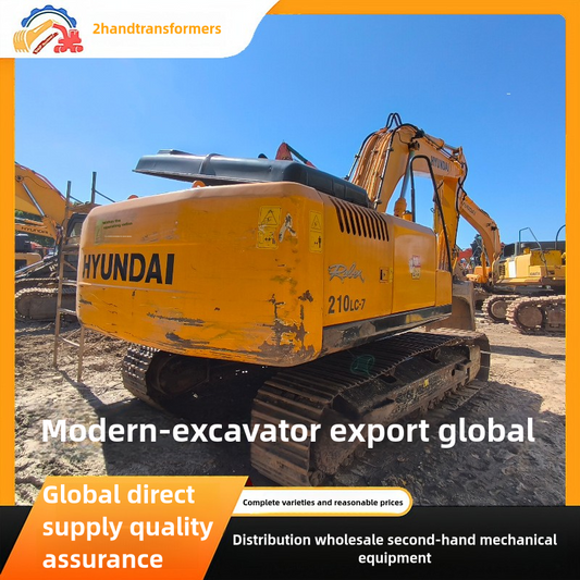 Second-hand Hyundai 210LC-7 Excavator, Hyundai 210 Crawler Excavator, 21-ton Excavator